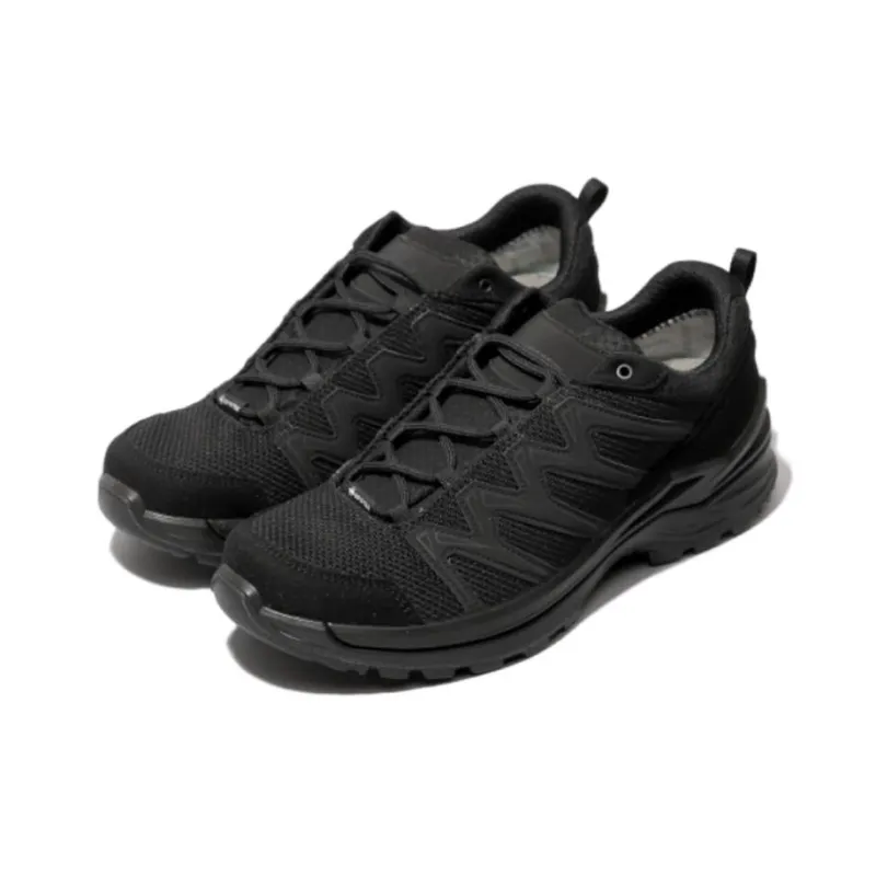 Lowa INNOX PRO Anti Slip Wear Resistant Low Top Hiking Shoes Unisex Black-2