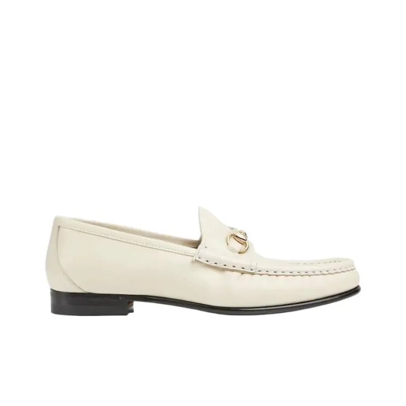 GUCCI Horsebit 1953 Casual Single Shoes Women's White-1