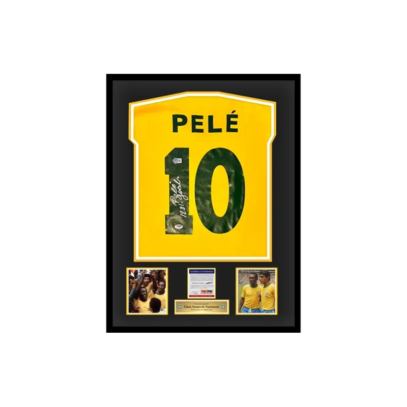 Three For Brazil National Team Jersey Exquisite Mounting, Outer Frame Approx. 65x85cm-0