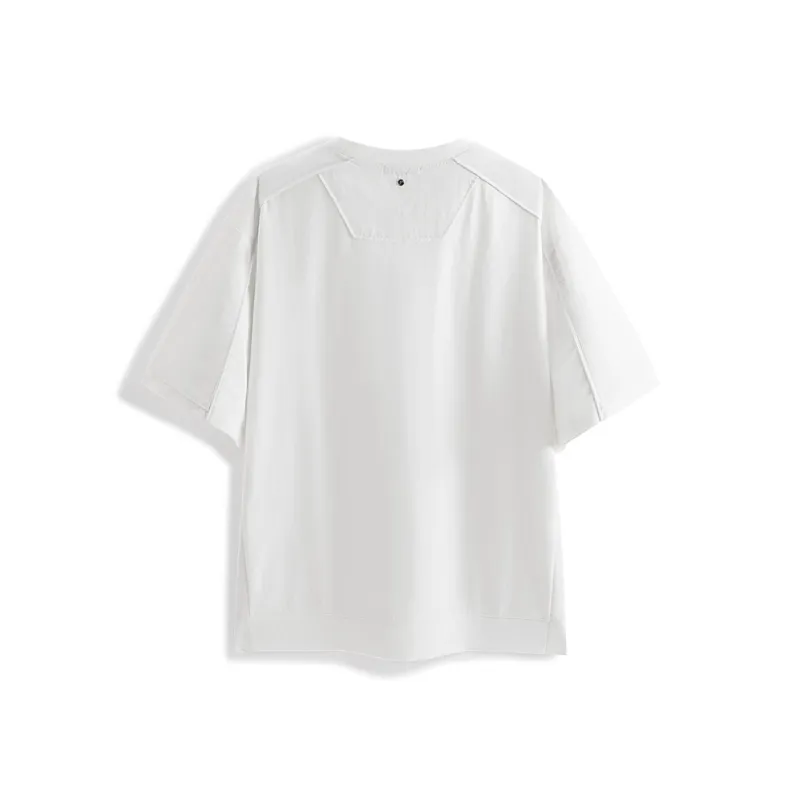 PEACEBIRD MEN T Shirts Men Bright White 1-1