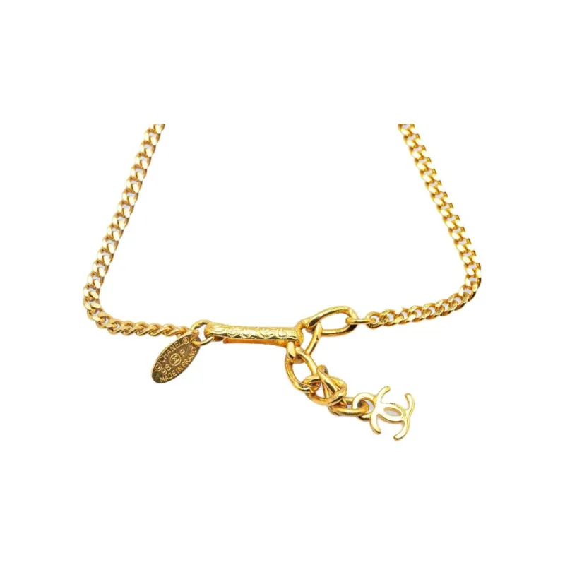 CHANEL 1998 Gold Plated Soccer Ball Charm Bracelet Costume Bracelet-4