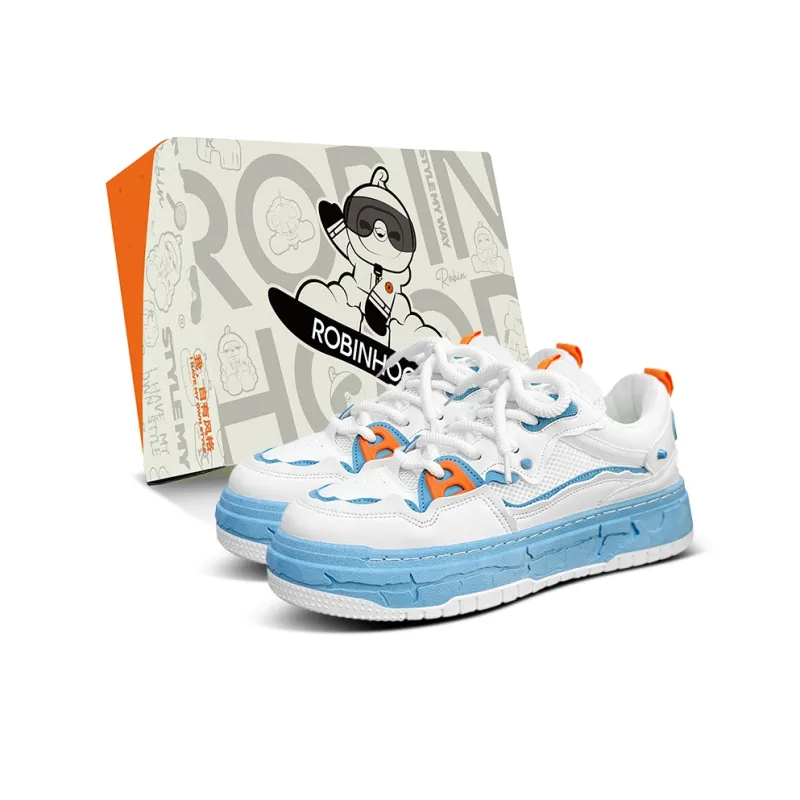 ROBINHOOD Slip Resistant, Abrasion Resistant, Lightweight, Breathable Low Top Skateboard Shoes Men's Box Included-5