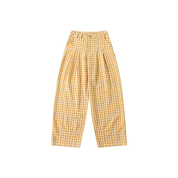 Wen Shan Casual Pants Women's Yellow