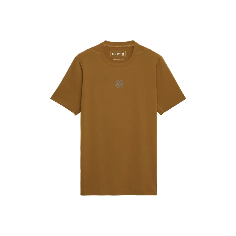 Loewe X On T Shirts Unisex Umber-0