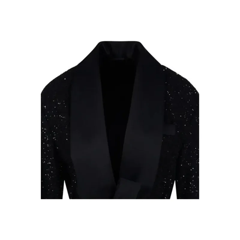 MaxMara Embellished Belted Jacket-3