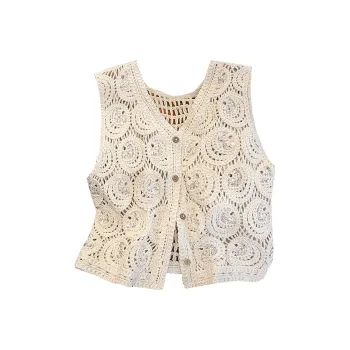 Cypress House Vests Women's Apricot