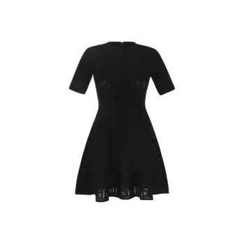 Givenchy 4G Jacquard Flared Mini Dress