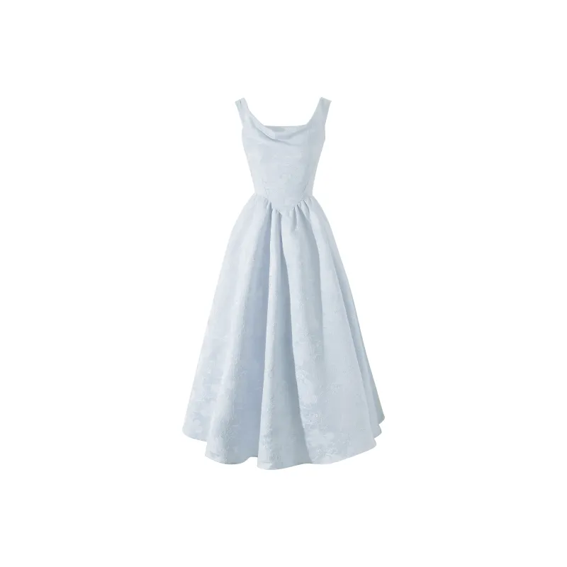 Pa33word Slip Dresses Women's Blue-0