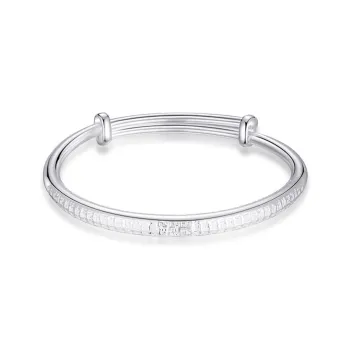 CHOW TAI SENG 999 Fine Silver Sterling Silver Bracelets Unisex