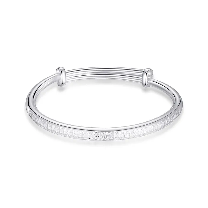 CHOW TAI SENG 999 Fine Silver Sterling Silver Bracelets Unisex-0