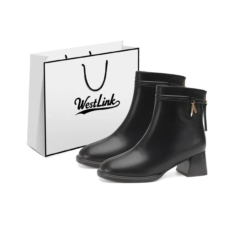 WESTLINK Ankle Boots 5.2cm Women's Black-0