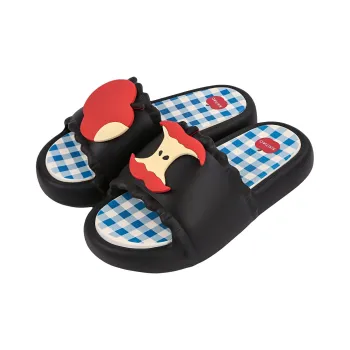 Thin Strips Sandal Slippers Women's, Black