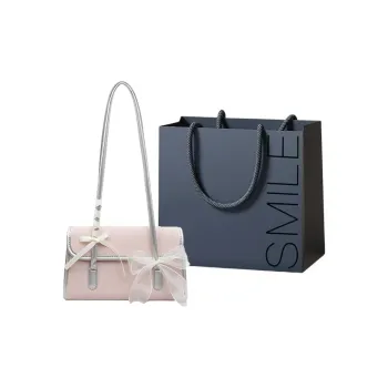Rainbow Girl PU Baguette Bag Shoulder Bag Women's Pink/Silver/Black