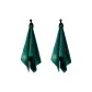 2 Pack]Crown Logo Face Towel (Peacock Blue+Peacock Blue)