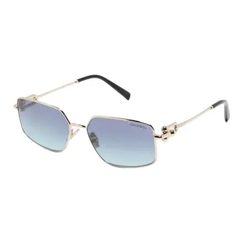 TIFFANY & CO. Metal Rectangular Sunglasses Women's Gold