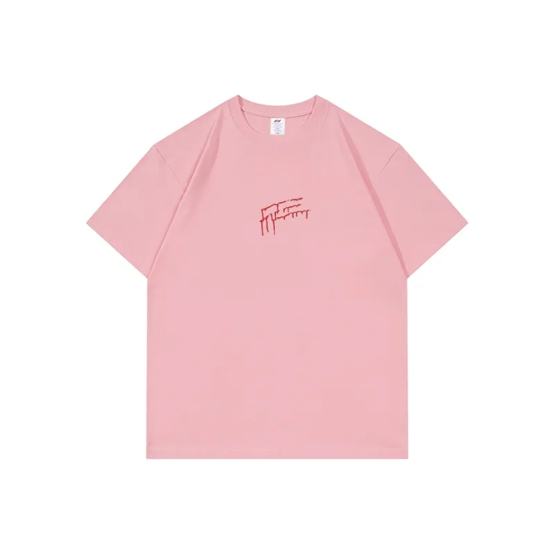 XDFM American Letter Bleeding Creative T Shirt Loose Fit Unisex-9