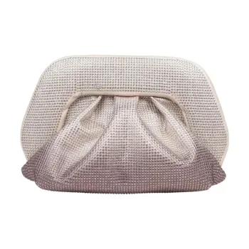 THEMOIRE Fabric Clutch Women's Pink