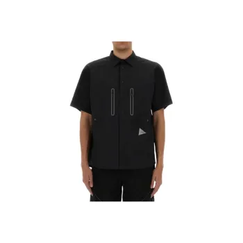 And Wander Shirts Men Black