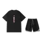 2 Pack (Black Top+Black Shorts)