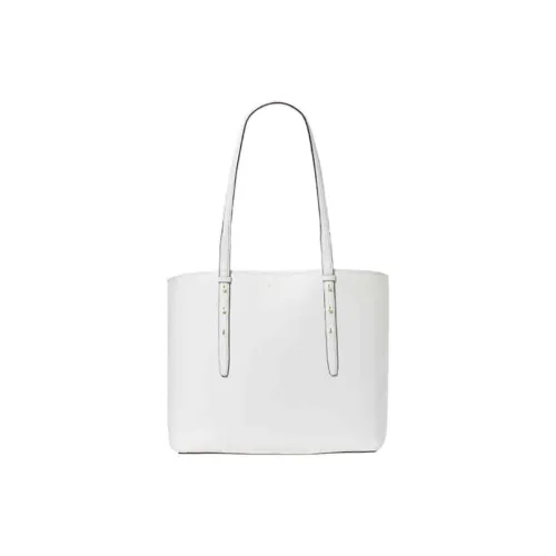 Kate Spade Cow Leather Tote Bag, Shopping Bag, Shoulder Bag Tubas Women's White