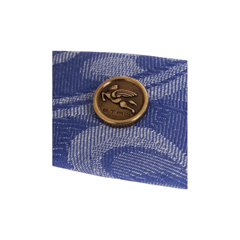ETRO Zinc Alloy, Cotton, Linen, Polyester Hair Clips Women's Blue-2