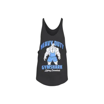 GYMSHARK Tank Tops Men Black