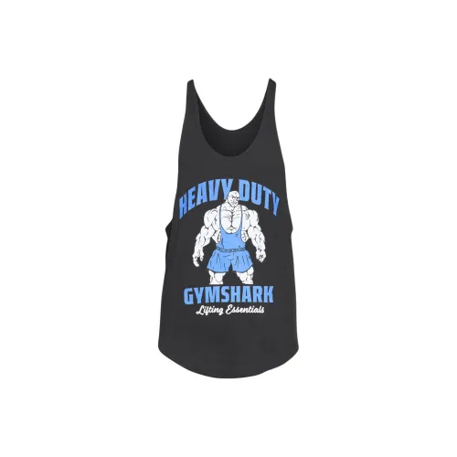 GYMSHARK CREST TANK Top Mens Faded Blue