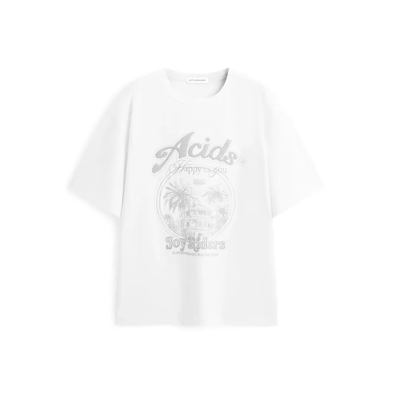 PEACEBIRD MEN T Shirts Men Bright White 1-0