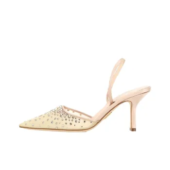 Rodo Slim Heel High Heels 7.5cm Women's Beige