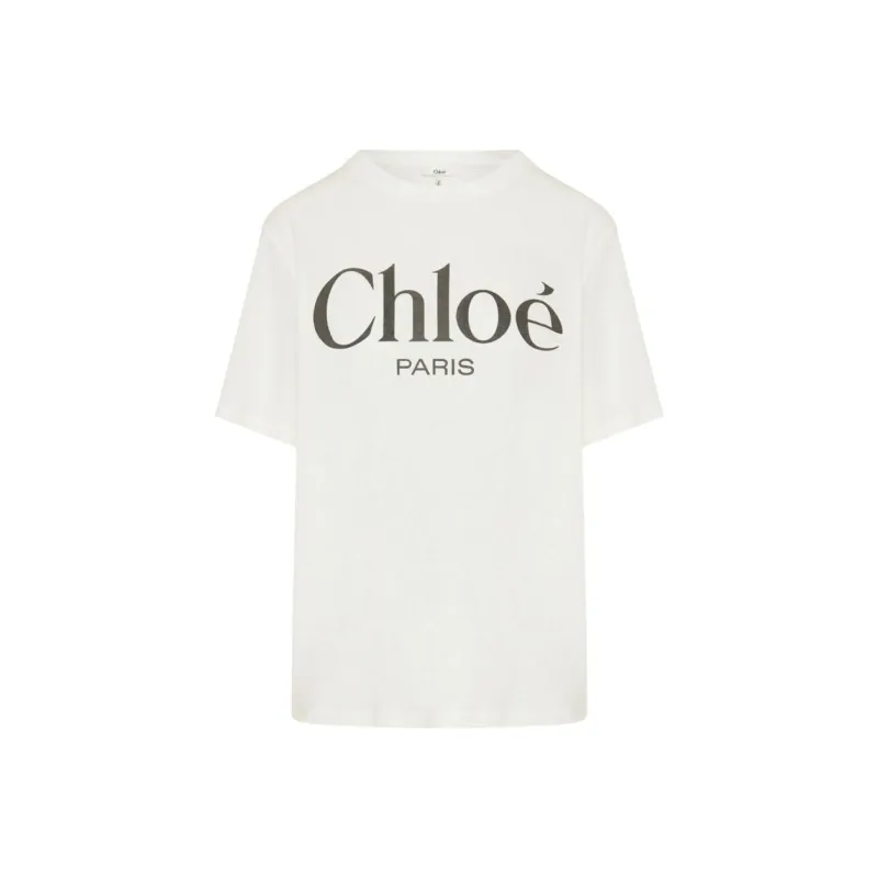 Chloé T Shirts Women's White-0