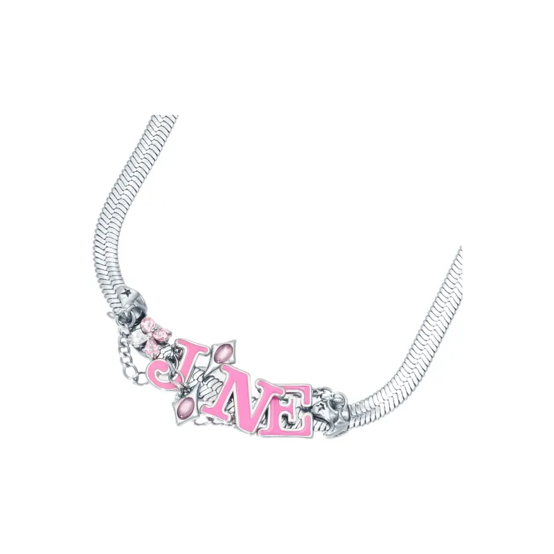 MADE BY DIZON Zircon Necklaces Women's-3
