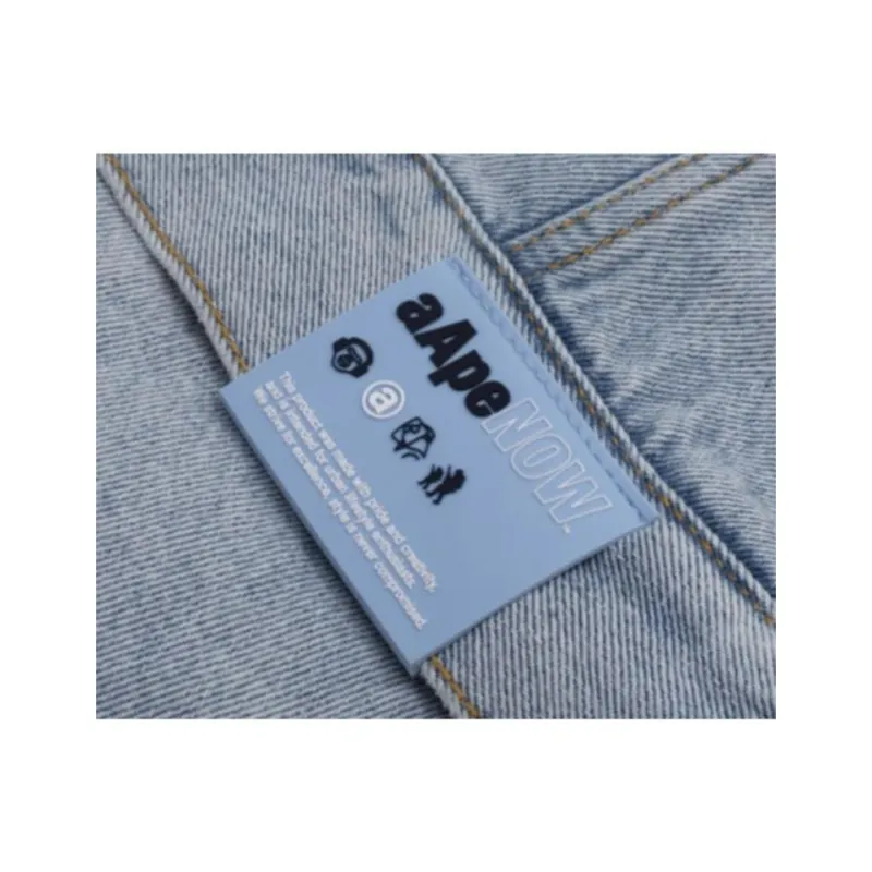 Aape Logo badge Denim Jacket-2