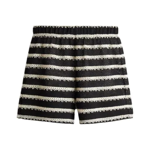 H&M Casual Shorts Women's Black/Cream