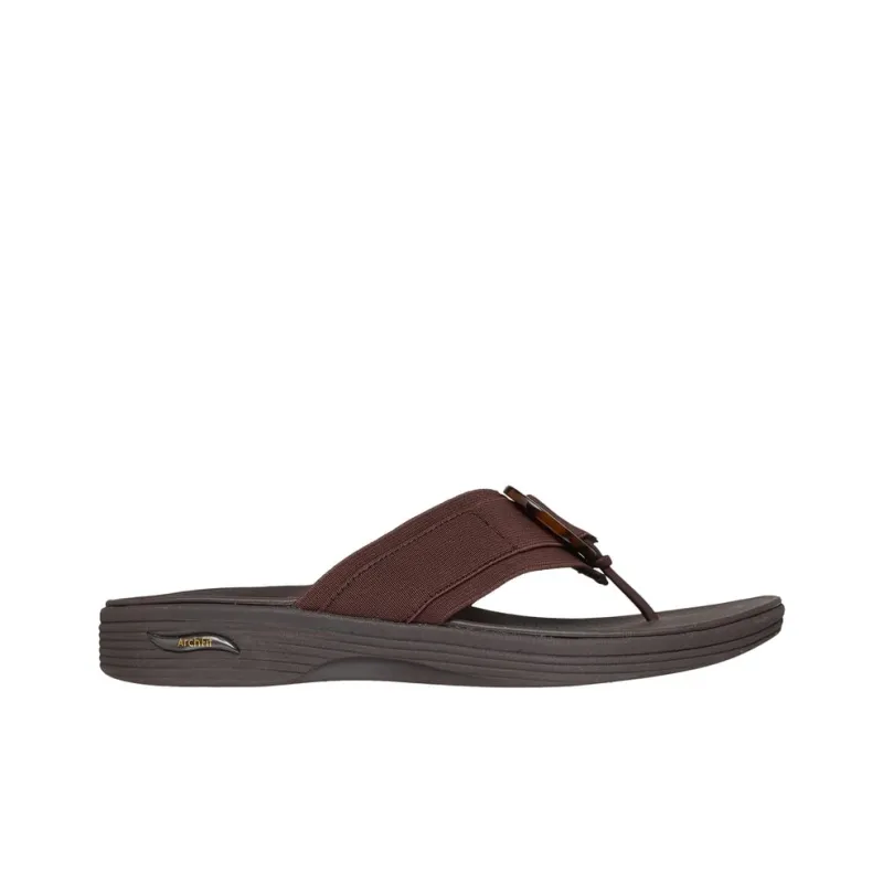 Skechers Arch Fit Flip Flops Women's Brown-1