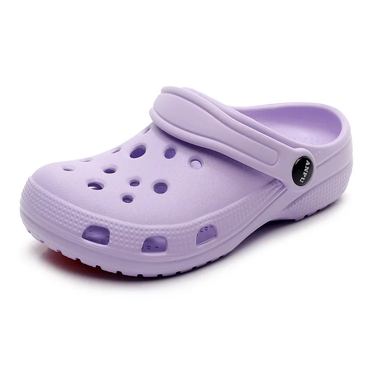 XGGC Summer Outerwear Closed Toe Breathable Odor Resistant EVA Slip Resistant Platform Kids' Slip Resistant Clogs-10