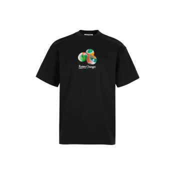ORANGE DRAGON 2025 Summer T Shirt Unisex Black White