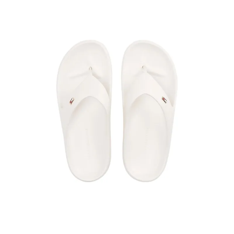 Tommy Hilfiger EVA Abrasion Resistant Flip Flops Women's White-3