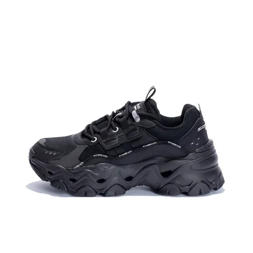 TOREAD Anti Slip And Wear Resistant Breathable Grip Low Top Trekking Shoes Women's Black