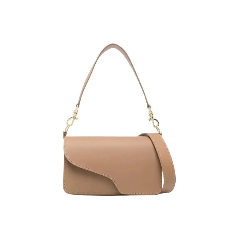 ATP Atelier Calfskin Crossbody Bag, Shoulder Bag Women's Light Brown-0