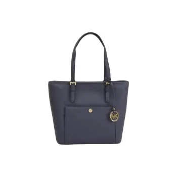 MICHAEL KORS Leather Handbag Women's Dark Blue