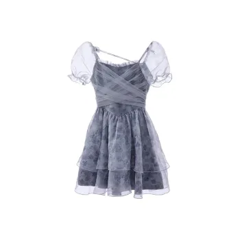 GUOZHEN Short Sleeved Dress Women's