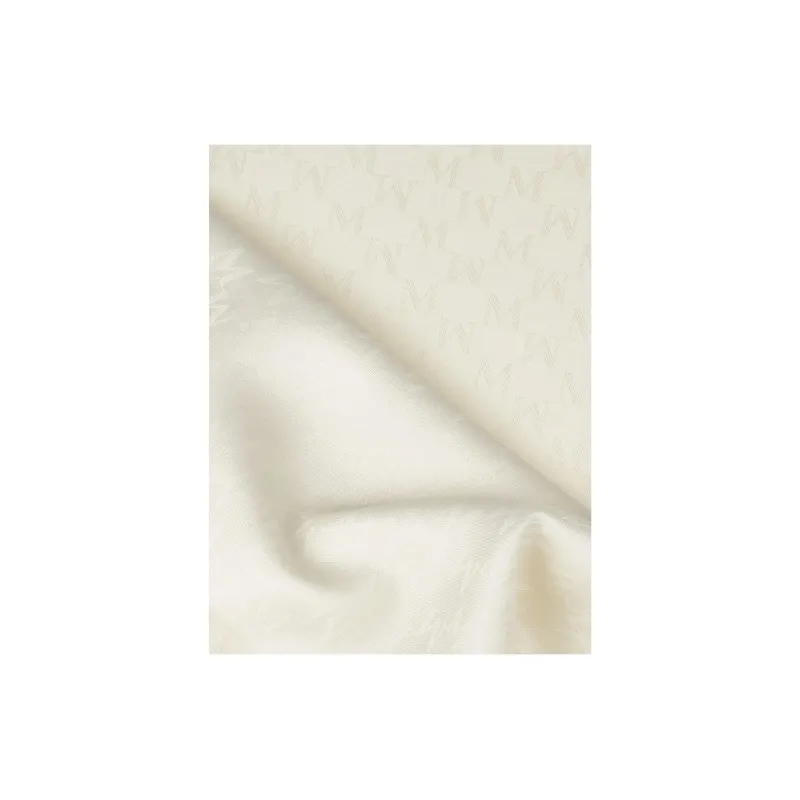 'S MAX MARA Wool Silk Knit Scarves Women's Beige-2