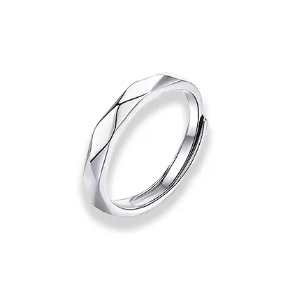 Datang Guoding S925 Silver Rings Unisex-2