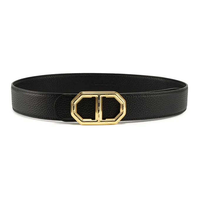 Chrisdien Deny Cow Leather Belts Men's 3.8CM-0