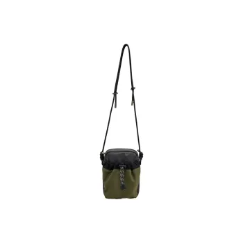 URBAN REVIVO Fabric Crossbody Bag Men's Cool Gray