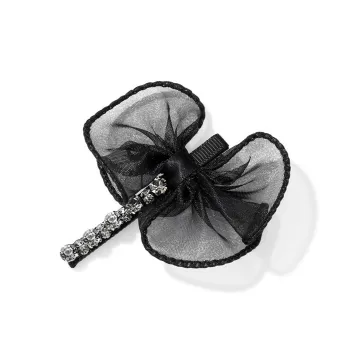 DODOGOGO Alloy, Fabric, Synthetic Cubic Zirconia Hair Clips Women's