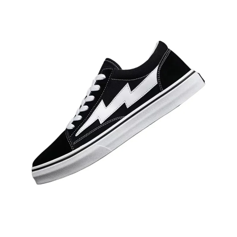 FOMOCE Slip Resistant, Breathable, Lightweight, Height Increasing Low Top Canvas Shoes Men's-4