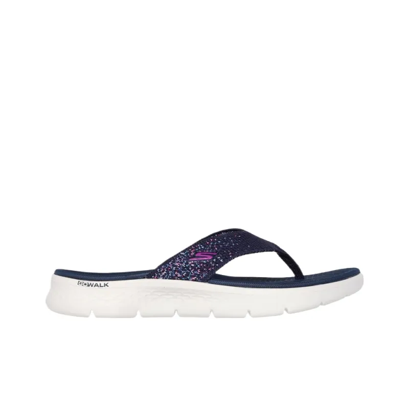 Skechers Go Walk Fle Flip Flops Women's Marine Blue-1