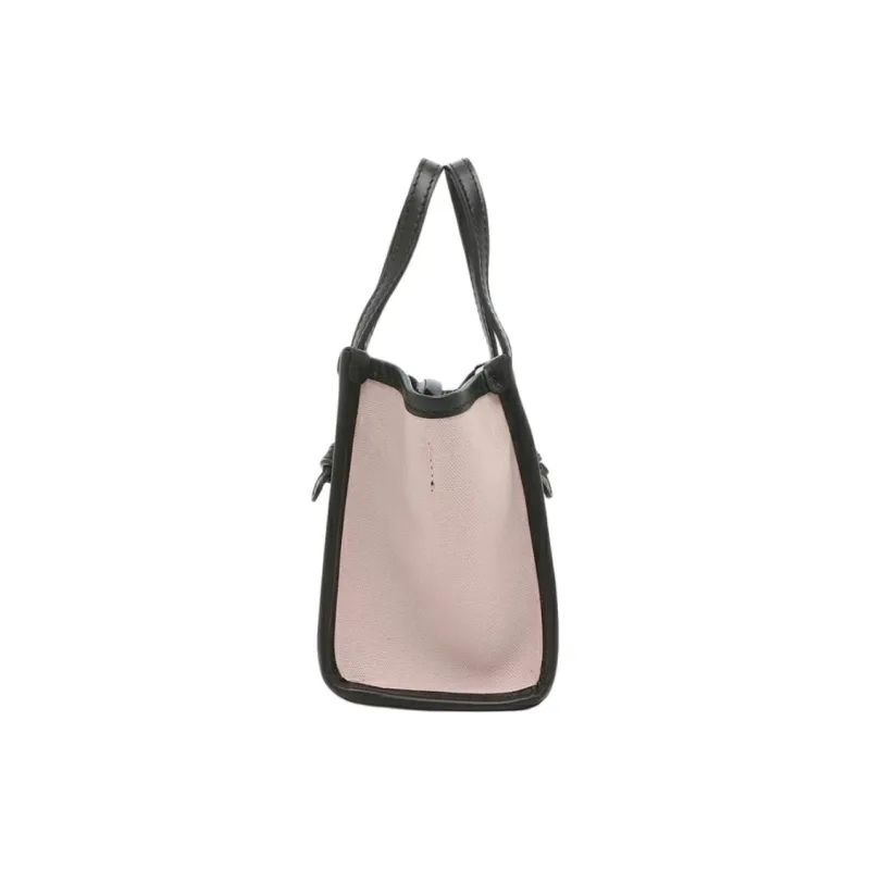 GIANNI CHIARINI Cotton With Leather Shoulder Bag, Crossbody Bag, Handbag Women's Pink-2