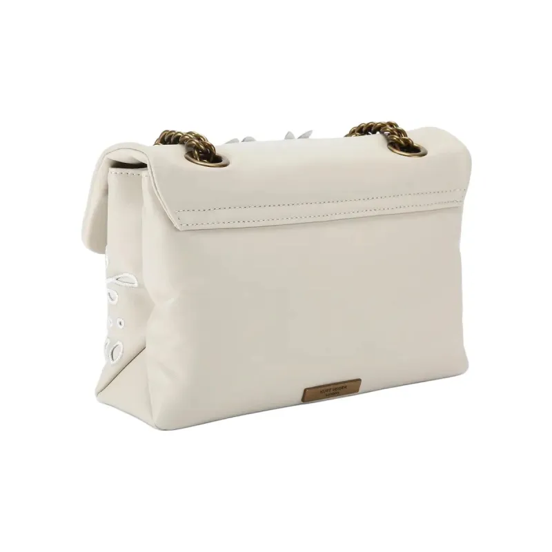Kurt Geiger London Leather Shoulder Bag Regular Women's Beige-2